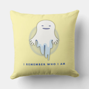 Coussin Ghost mignon - Je Me Souviens Qui Je Suis Cadeau