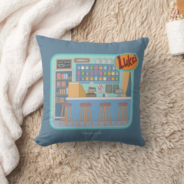 Coussin Gilmore Girls | Luke's Diner Graphic (Couverture)