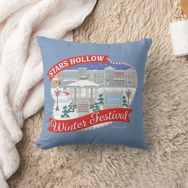 Coussin Gilmore Girls | Stars Hollow Winter Festival (Couverture)