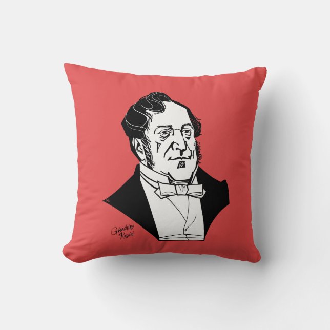 Coussin Gioachino Rossini (Recto)