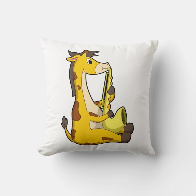 Coussin Girafe at Music with Saxophone.PNG (Recto)
