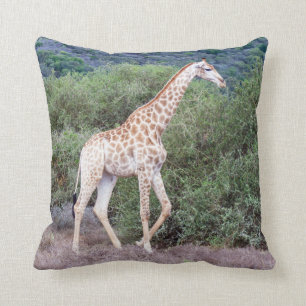 Coussin Girafe dans le sauvage