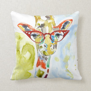 Coussin Girafe de Je-sais-tout-Pantalon