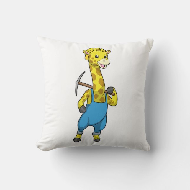 Coussin Giraffe de Miner (Recto)