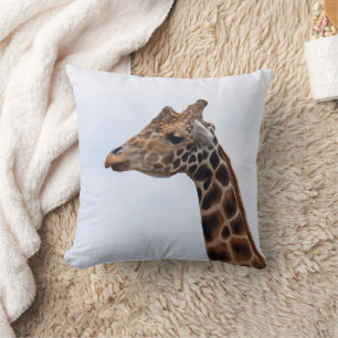Coussin Giraffe Portrait Photo 106