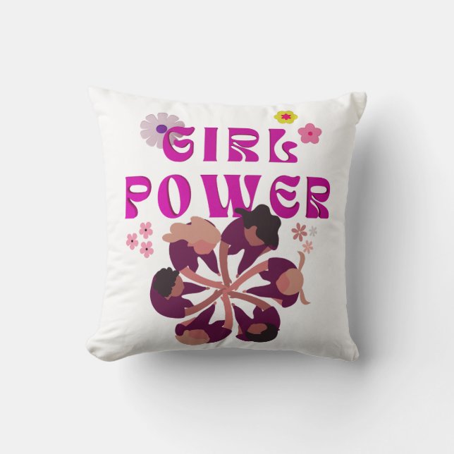 Coussin Girl Power (Recto)