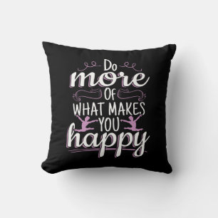 Coussin Girls Gymnastique - Motivational Happy Cote
