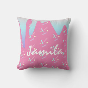 Coussin Glace d'été coulante ombre rose nom