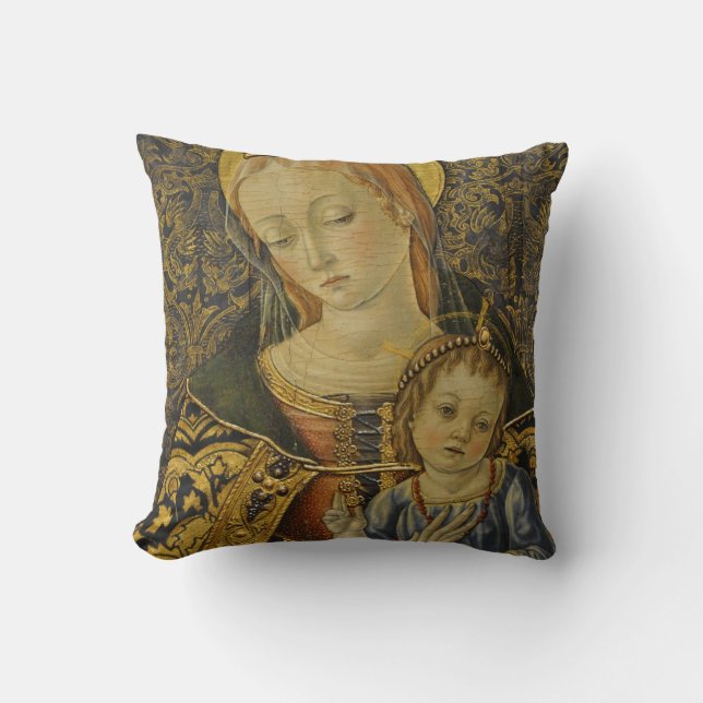 COUSSIN GLOIRE À JÉSUS ET À MARY (Recto)