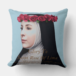 Coussin Gloire à Sainte Rose de Lima