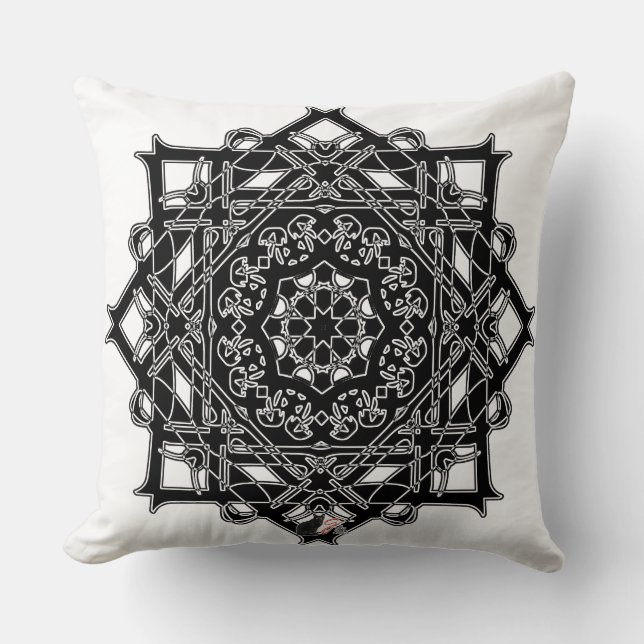 Coussin Glyphe octa héroïque (Recto)