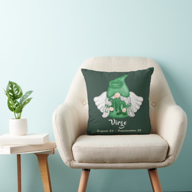 Coussin Gnome Virgo Astrologie Signal Angel (Chaise)