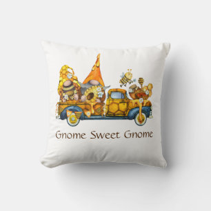 Coussin Gnomes Tournesols dans un Camion Gnome Gnome Doux