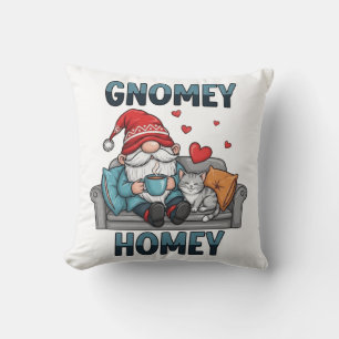 Coussin Gnomey gnome à la maison