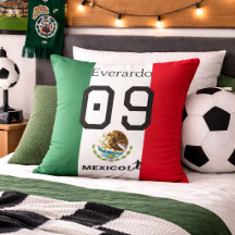 Goal Getter Mexico Flag Personalized Sports