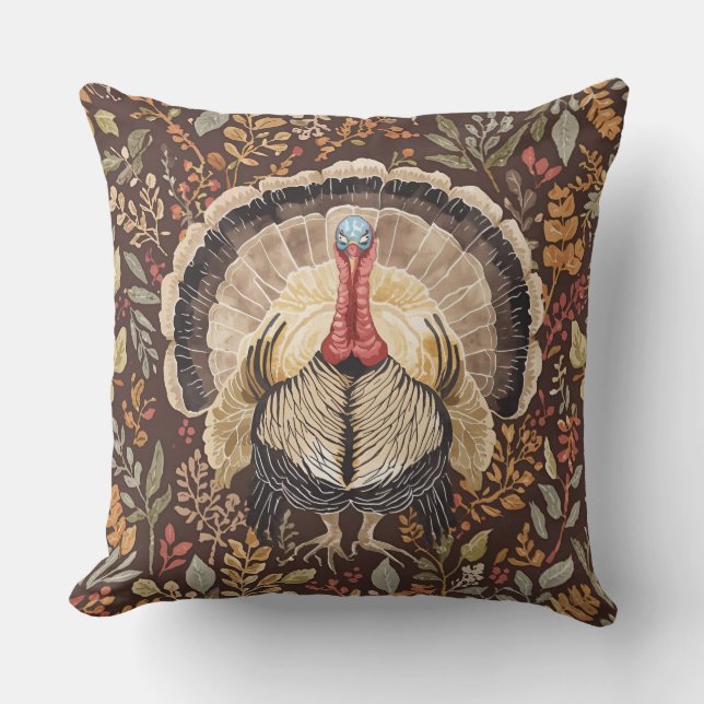Coussin Gobing Good Times Turkey, Thankgiving Motif (Recto)