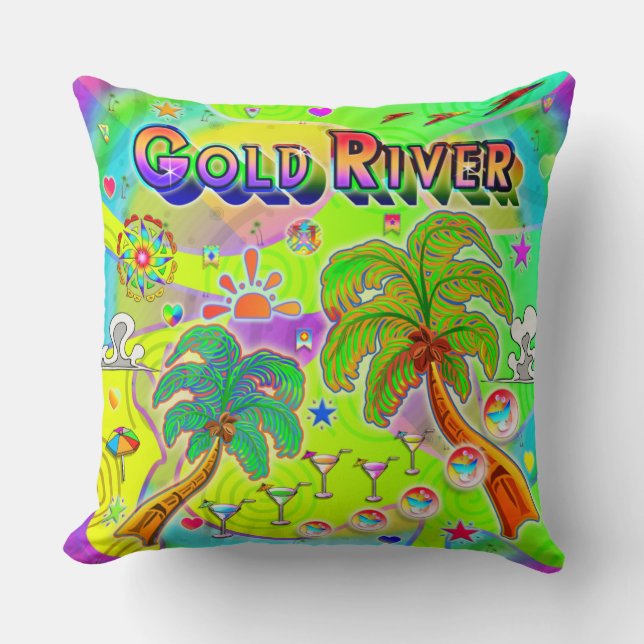 Coussin Gold River Focus (Recto)