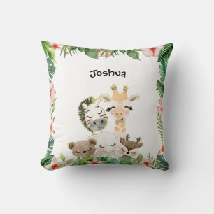 Coussin Gold Safari Friends   Aquarelle Florale