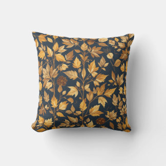 Coussin Golden Automne Feuilles Motif Cushion
