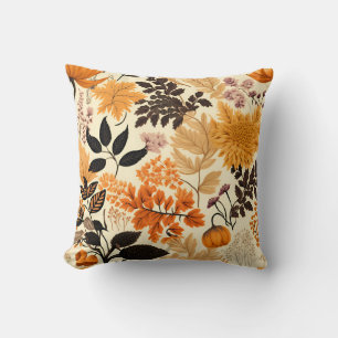 Coussin Golden Autumn Floral Medley