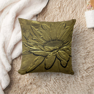 Coussin Golden Daisy Floral Art