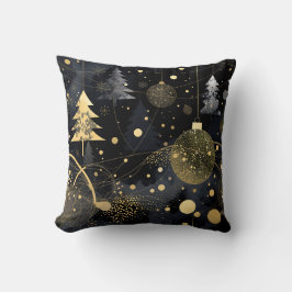 Coussin Golden Noir Christmas