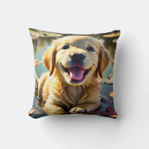 Golden Retriever souriant