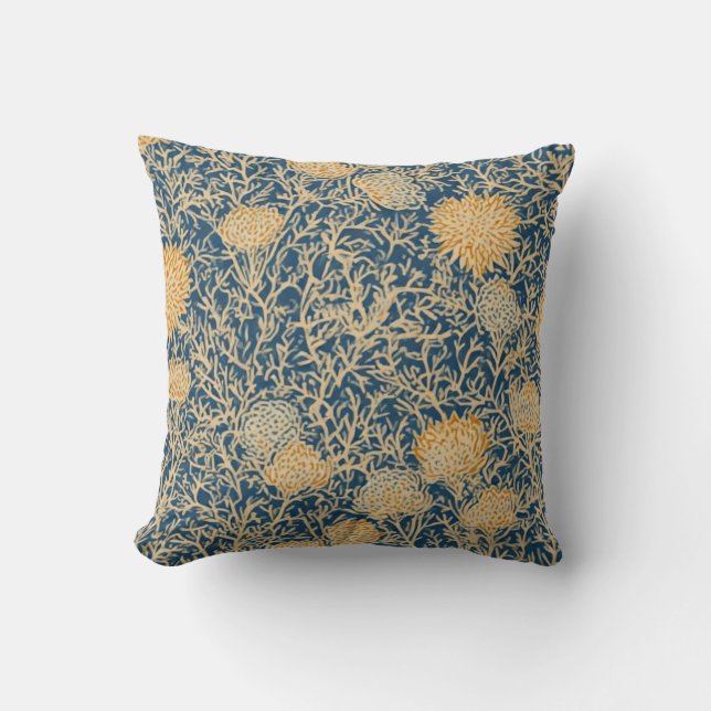 Coussin Golden Thistle Tangle - Jeu d'oreillers (Recto)