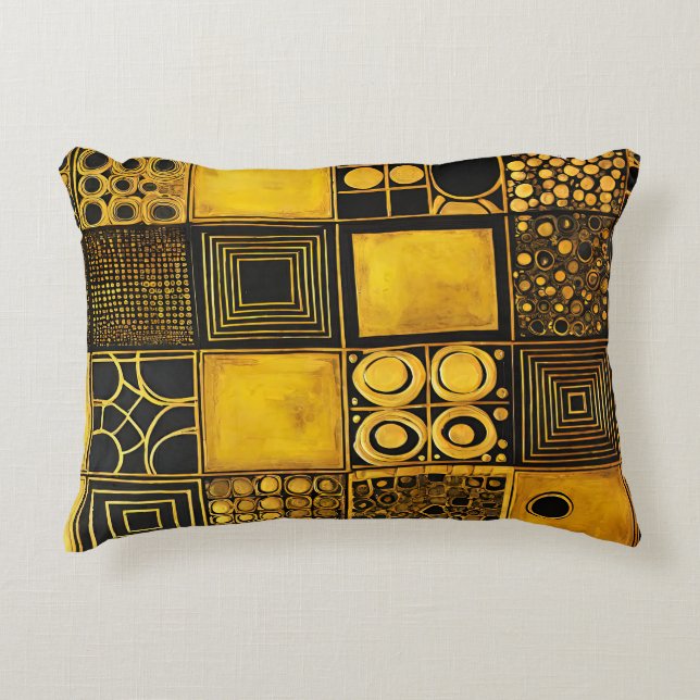 Coussin GoldRush à 8 accents (Devant)