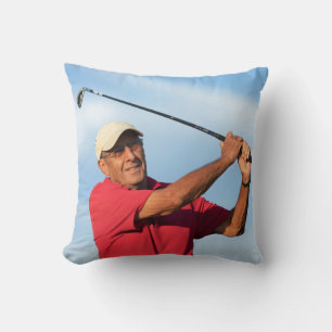 Coussin Golf 80e Anniversaire avec votre propre photo
