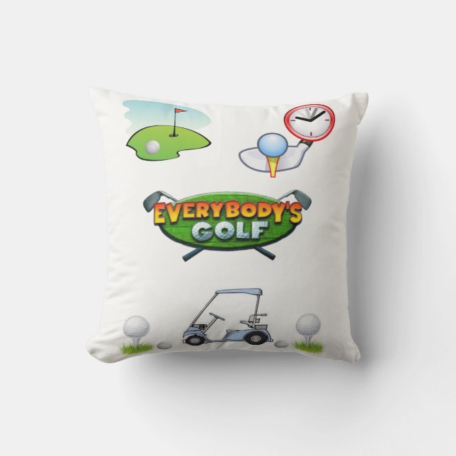 Coussin Golf d'Oreiller (Recto)