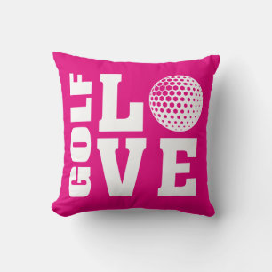 Coussin Golf Love Rose
