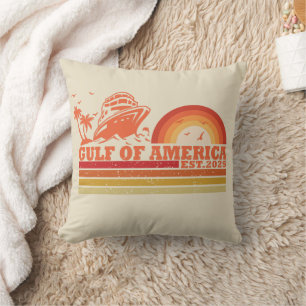Coussin Golfe d'Amérique patriotique vintage-américaine