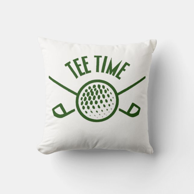 Coussin Golfers Tee Time (Recto)