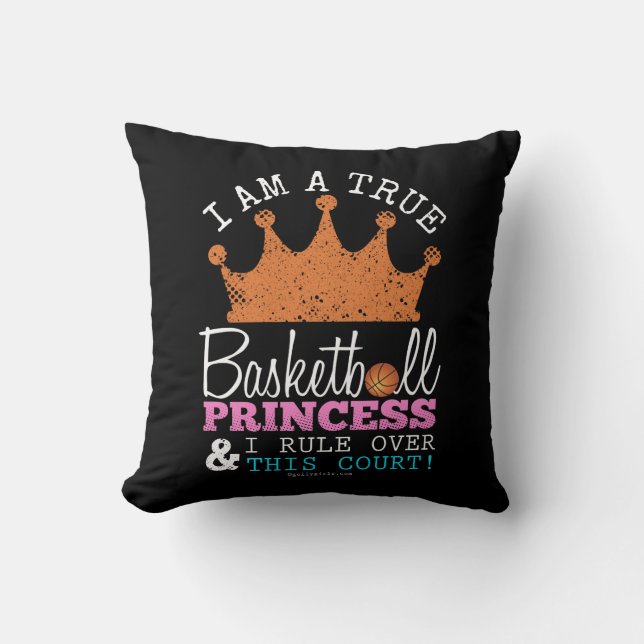 Coussin Golly filles : Princesse Rule This Court de (Recto)
