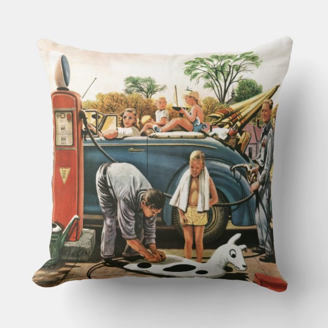 Coussin Gonflage du jouet de plage (Recto)