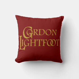 Coussin Gordon Lightfoot Hommage à la légende
