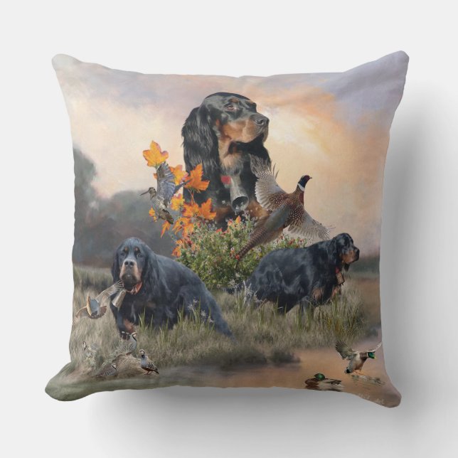 Coussin Gordon Setter (Recto)