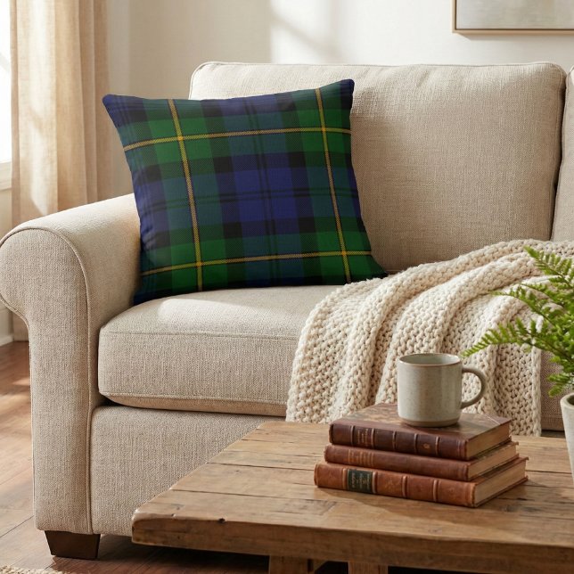 Coussin Gordon Tartan: Authentic Scottish Clan Plaid (Créateur téléchargé)