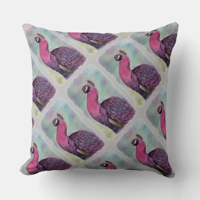 COUSSIN GORGEANT PEACOCK ROSE (Recto)