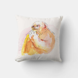 Coussin Gorilla sucking fingers Cushion 指しゃぶりのゴリラクッション