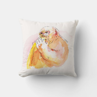 Coussin Gorilla sucking fingers Cushion 指しゃぶりのゴリラクッション