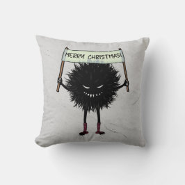 Coussin Goth Caractère de Noël Malin Bug