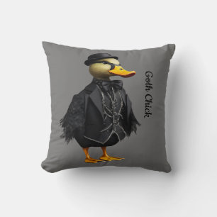 Coussin Goth Chic gothique poulet