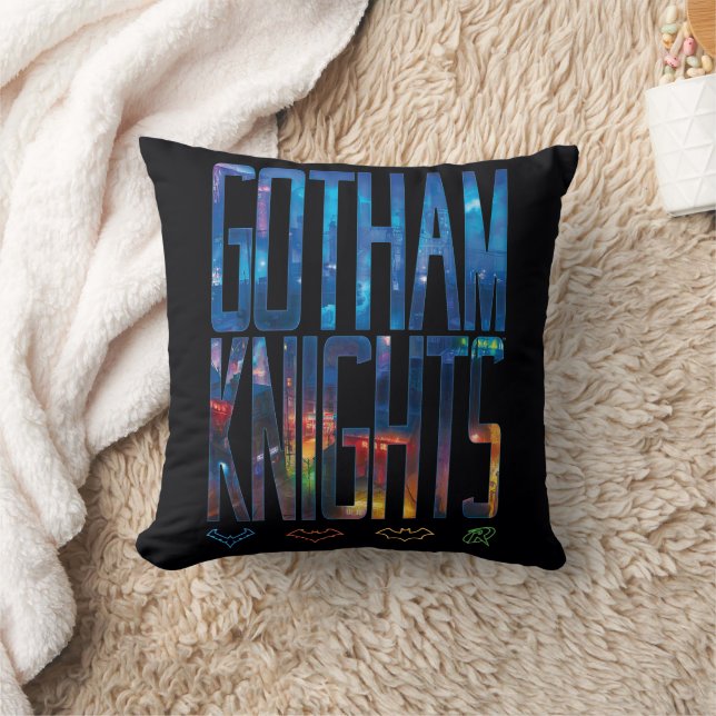 Coussin Gotham Knights City Letters (Couverture)