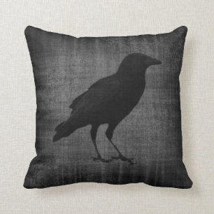 Coussin gothique foncé de Raven