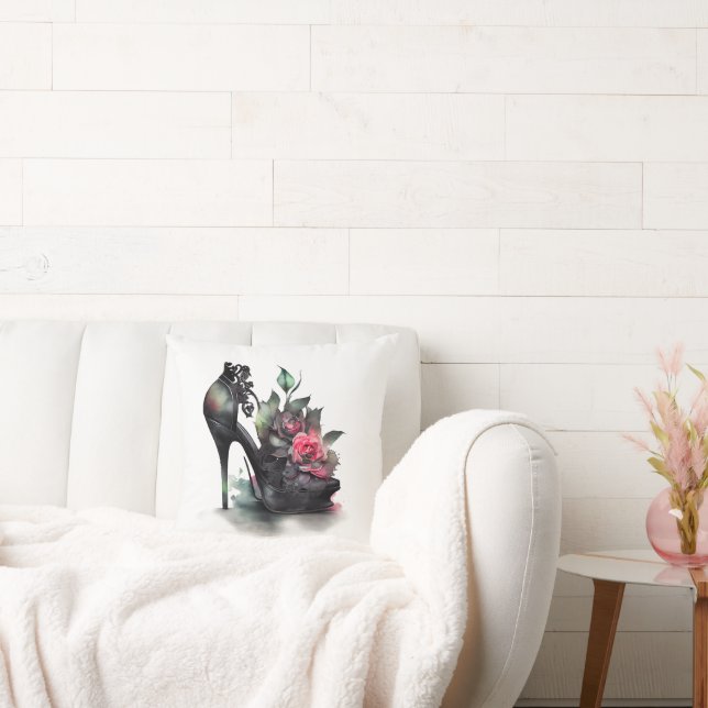 Coussin Gothique Vogue | Muet Pastel Rose de la mode Stile (Canapé)