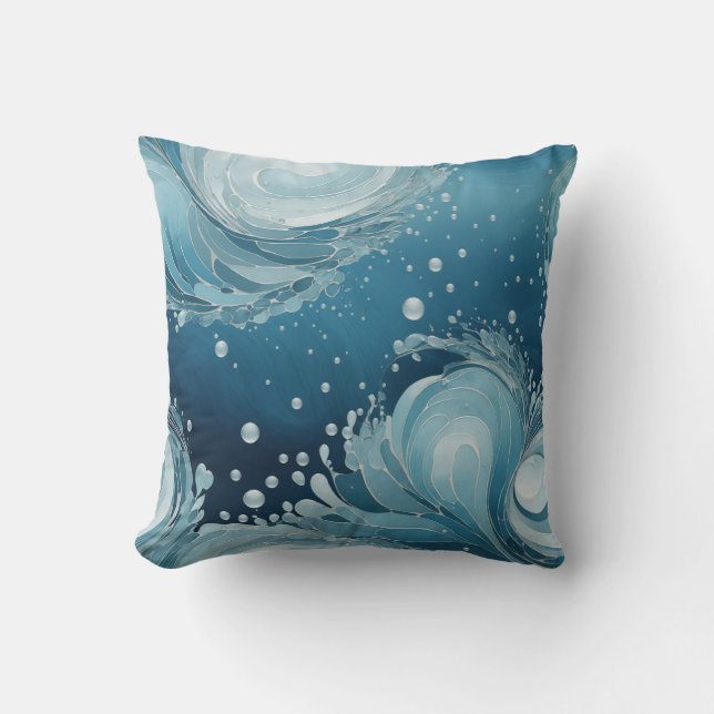Coussin gouttelettes d'eau (Recto)