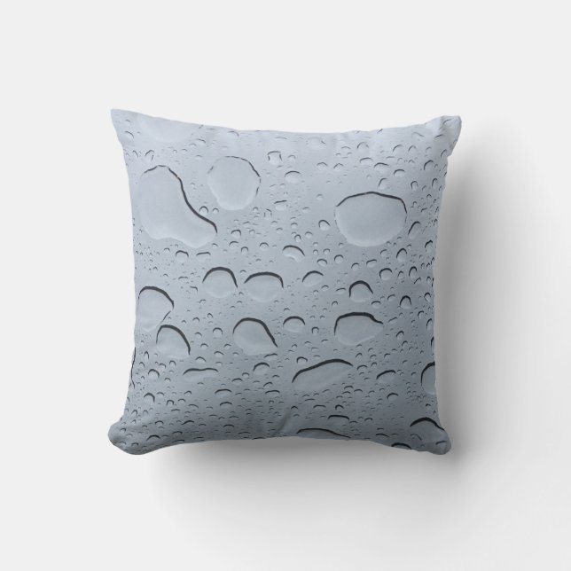 Coussin gouttelettes d'eau gouttelettes Abstraites Motif t (Recto)