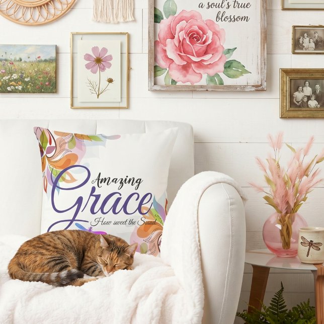 Coussin Grâce incroyable (Créateur téléchargé)